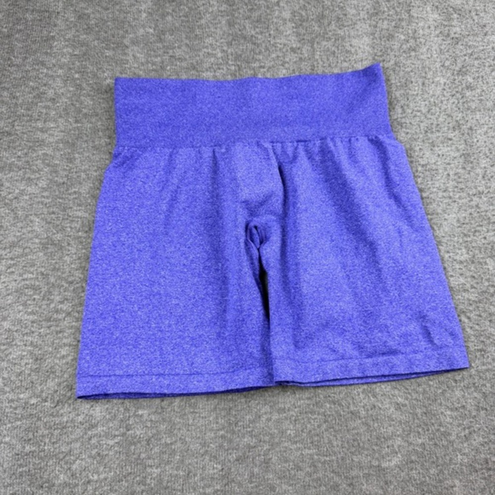NVGTN Seamless Workout Shorts Women's Size Medium Purple High Waisted Athletic